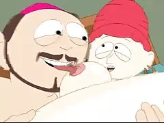 Trois porno dialogue francais lesbiennes ont une énorme sangle de regarder le sexe.